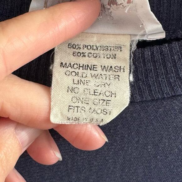 Vtg 80's Red Lipstick Western Fringe Lady T-Shirt Top US Made One Size - Picture 7 of 7